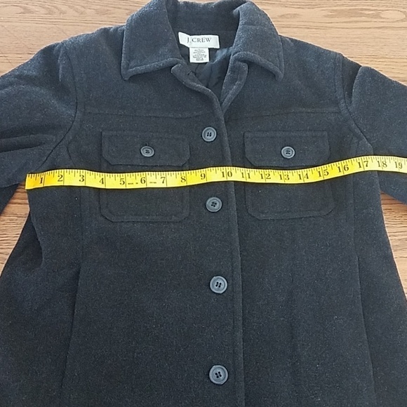 𝅺J Crew wool blend coat sz Small - Picture 7 of 8